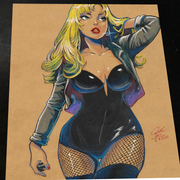Black Canary art print by Keyeske