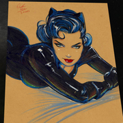Catwoman - Marvel art print by Keyeske