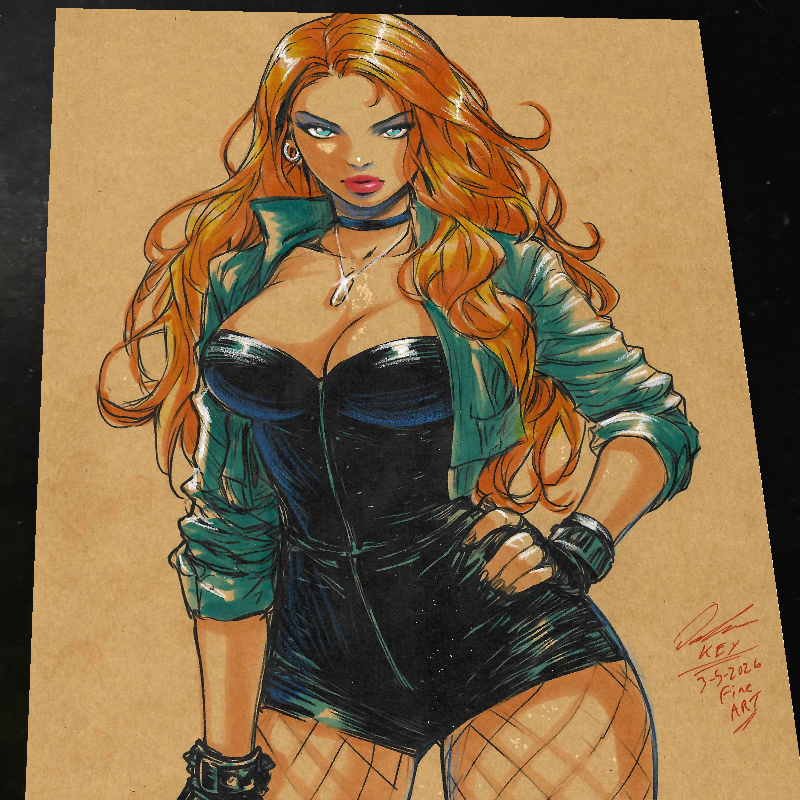 Black Canary art print by Keyeske