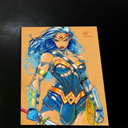 Wonder Woman art print by Keyeske