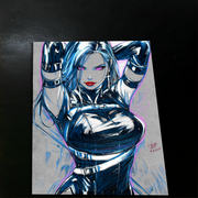 Psylocke - Marvel art print by Keyeske