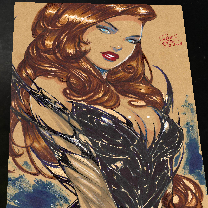 Witchblade Art Print Signed 8.5x11 | Art by Keyeske