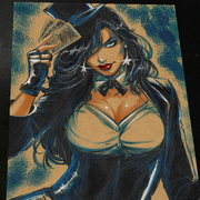 Zatanna Art Print Signed 8.5x11 | Art by Keyeske