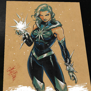 Killer Frost DC Comics art print by Keyeske