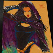 Raven - DC Comics art print by Keyeske