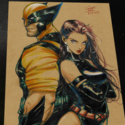 Wolverine X-Men Art Print Signed 8.5x11 | Art by Keyeske