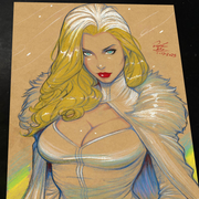Emma Frost X-Men art print by Keyeske