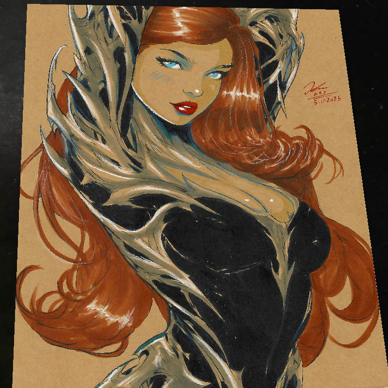 Witchblade Art Print Signed 8.5x11 | Art by Keyeske