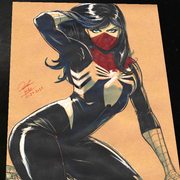 Silk Cindy Moon Marvel art print by Keyeske