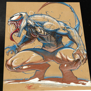 Venom - Marvel art print by Keyeske
