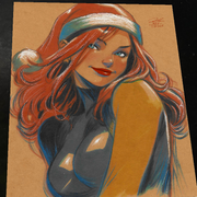 Jean Grey Art Print Signed 8.5x11 | Art by Keyeske