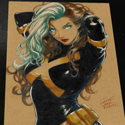 Rogue X-Men Art Print Signed 8.5x11 | Art by Keyeske