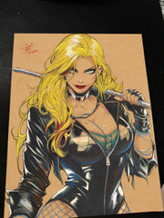 Black Canary art print by Keyeske