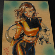 Kitty Pryde X-Men Art Print Signed 8.5x11 | Art by Keyeske