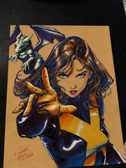 Kitty Pryde X-Men art print by Keyeske