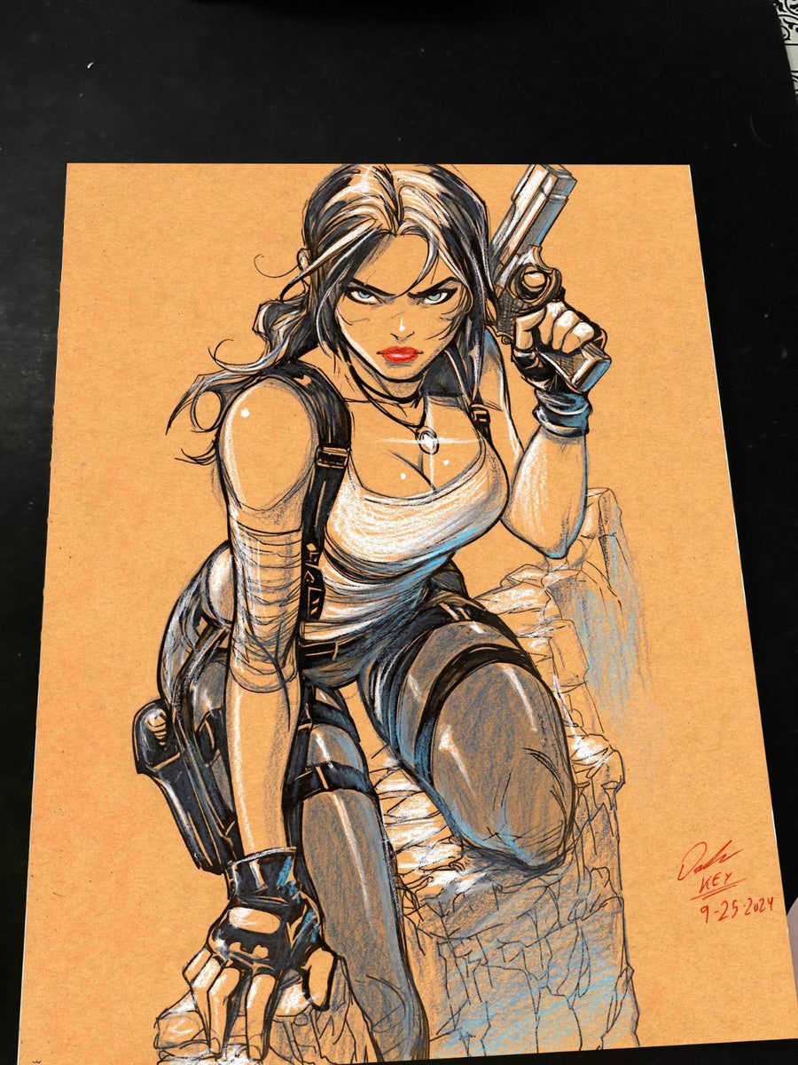 Lara Croft Art Print 8.5x11 Art by Keyeske - X-Men art print by Keyeske
