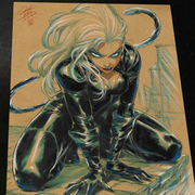 Black Cat - Marvel art print by Keyeske