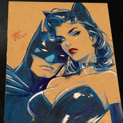 Catwoman - Marvel art print by Keyeske