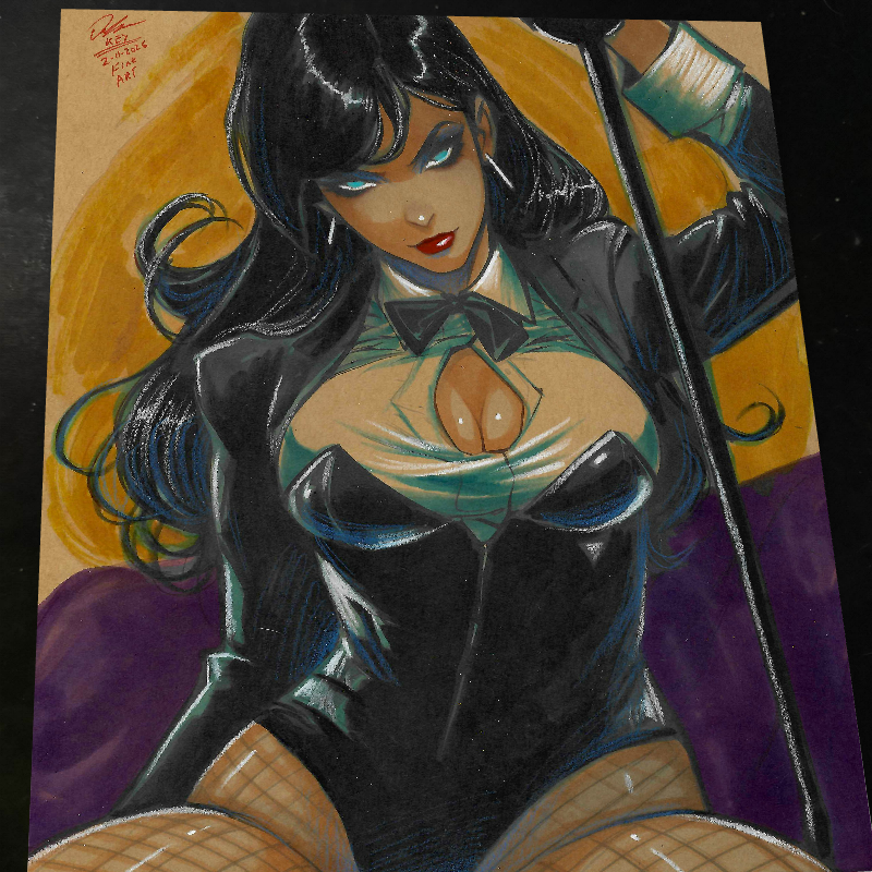 Zatanna - Marvel art print by Keyeske