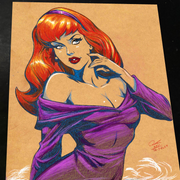 Daphne Blake Scooby-Doo - Marvel art print by Keyeske