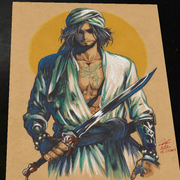 Sinbad Magi art print by Keyeske