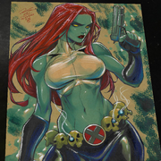 Mystique X-Men art print by Keyeske