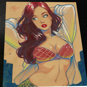 Mary Jane Watson - Marvel art print by Keyeske