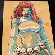 Mystique X-Men art print by Keyeske