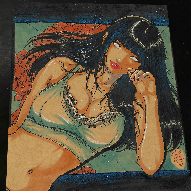 Hinata Hyuga Naruto - Marvel art print by Keyeske