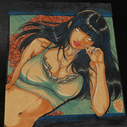 Hinata Hyuga Naruto - Marvel art print by Keyeske