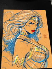 Wonder Woman art print by Keyeske