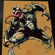Venom - Marvel art print by Keyeske