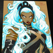 Storm X-Men Art Print Signed 8.5x11 | Art by Keyeske