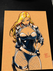 Black Canary art print by Keyeske