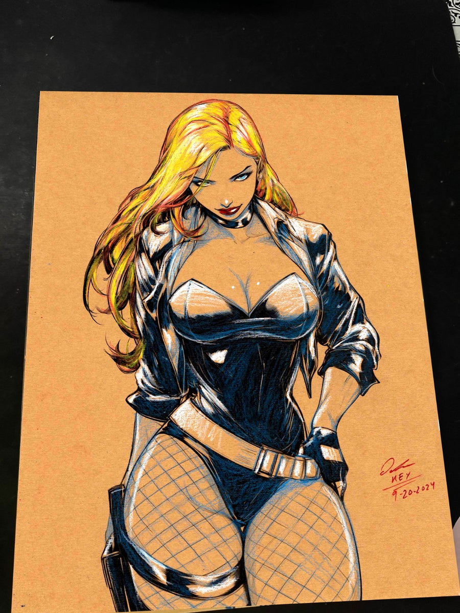 Black Canary art print by Keyeske