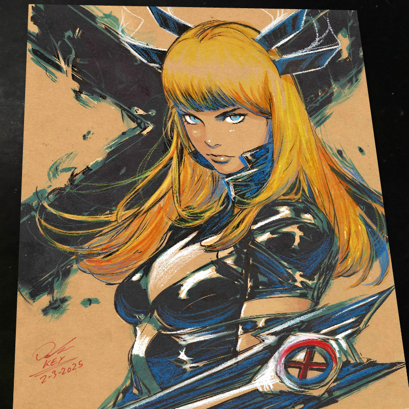 Magik X-Men Art Print Signed 8.5x11 | Art by Keyeske