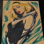 Gwen Stacy Art Print Signed 8.5x11 | Art by Keyeske