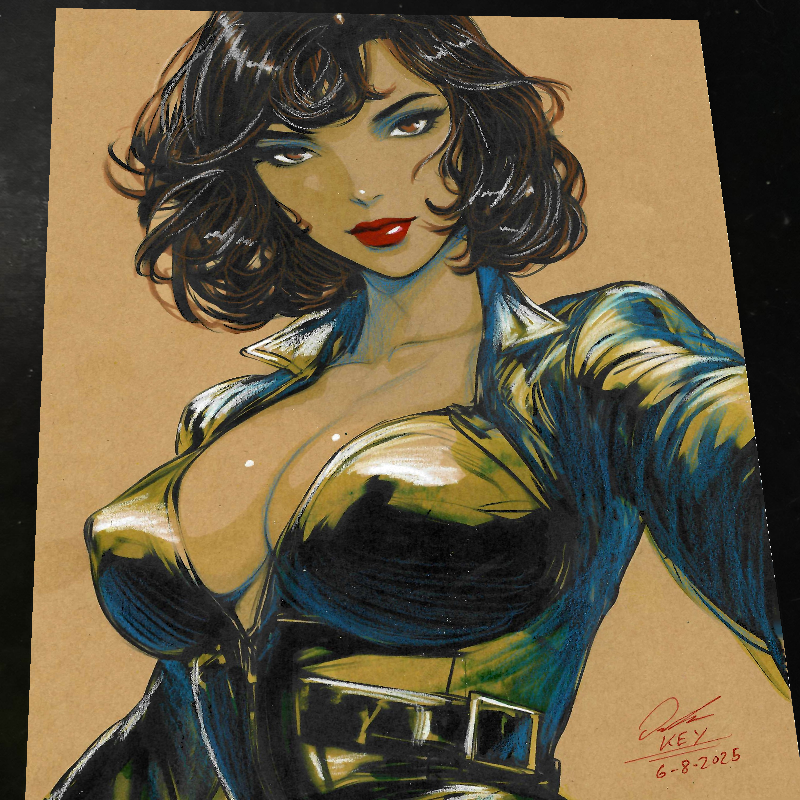April O'Neil TMNT Art Print Signed 8.5x11 | Art by Keyeske