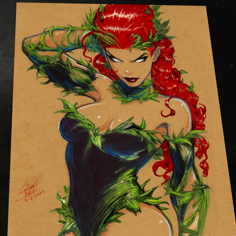 Poison Ivy - Marvel art print by Keyeske