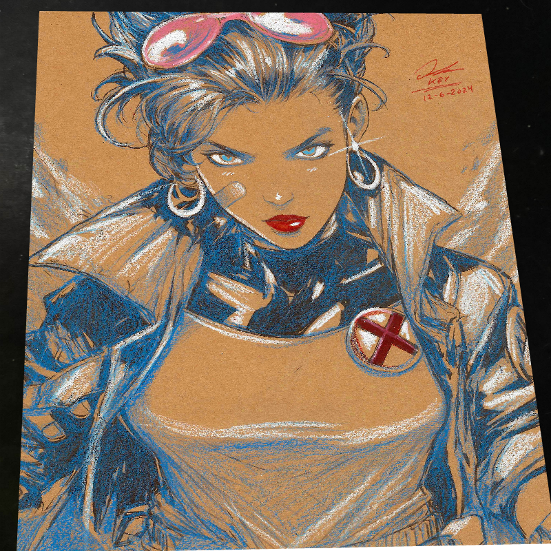 Jubilee X-Men art print by Keyeske