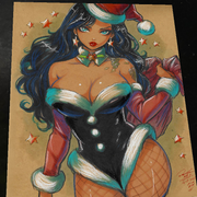 Zatanna Art Print Signed 8.5x11 | Art by Keyeske