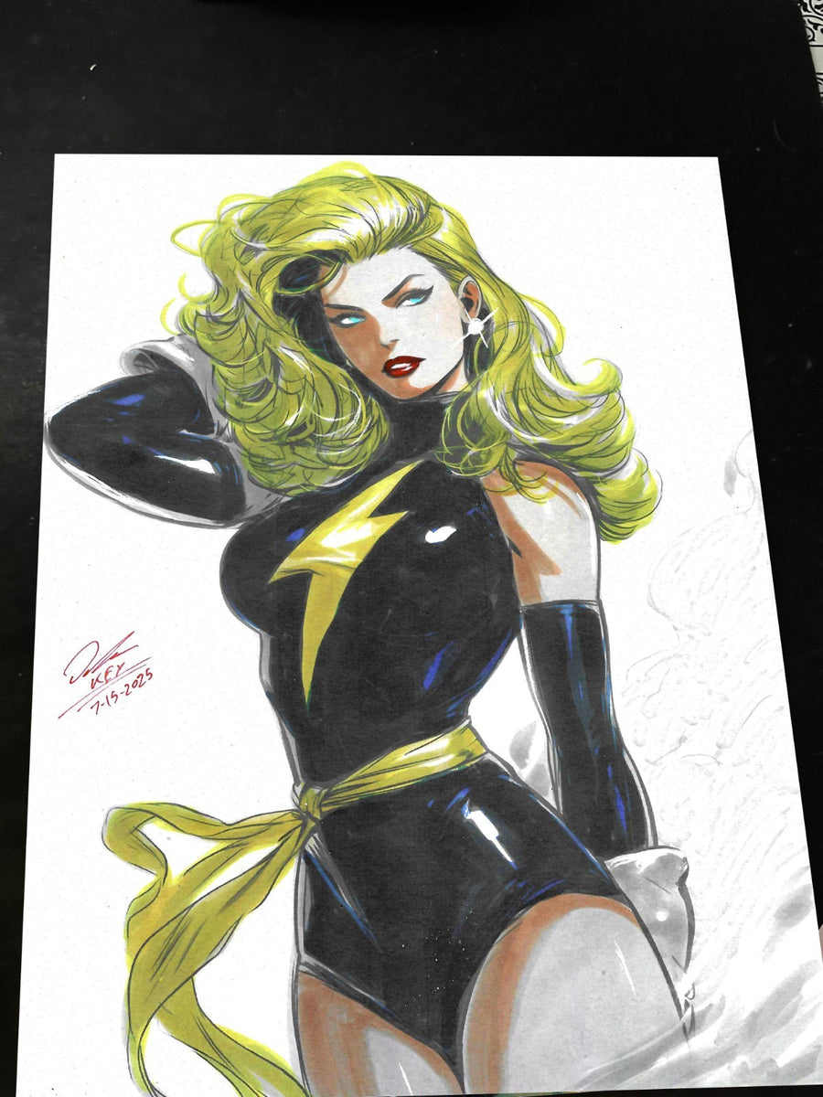 Ms. Marvel Art Print Signed 8.5x11 | Art by Keyeske