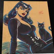 Catwoman - Marvel art print by Keyeske