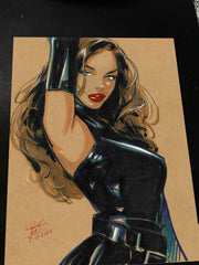 Talia Al Ghul - Marvel art print by Keyeske