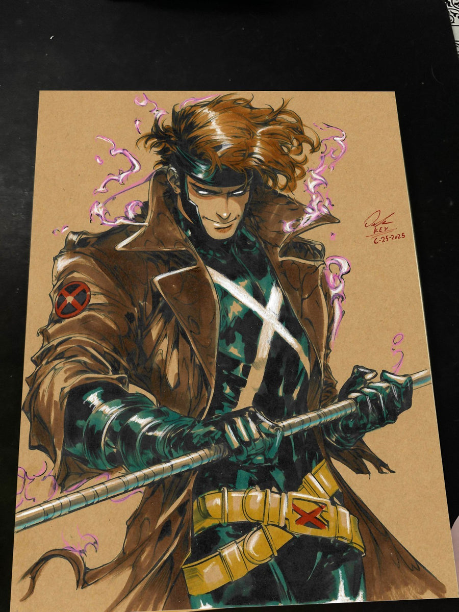 Gambit X-Men art print by Keyeske