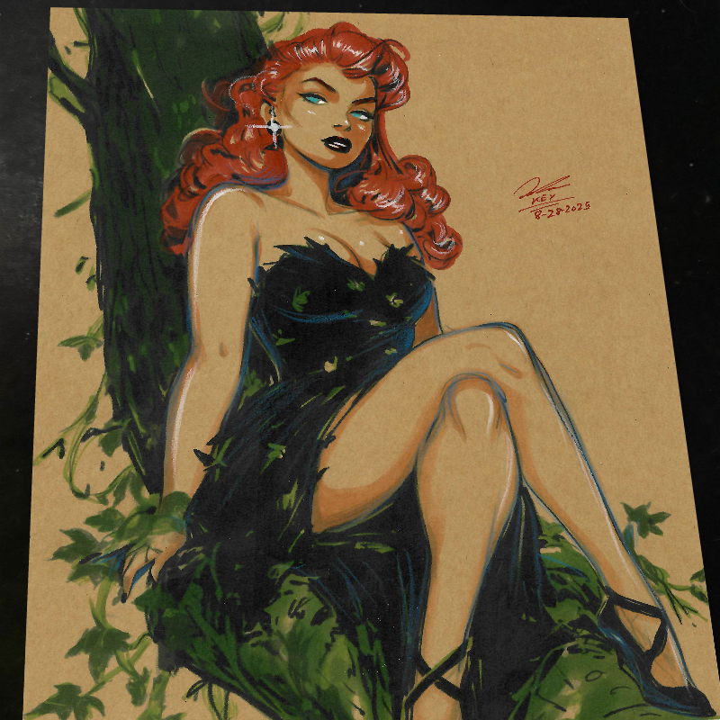 Poison Ivy - Marvel art print by Keyeske