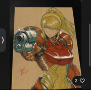 3 Samus Art Print Bundle - Marvel art print by Keyeske