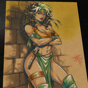Rogue X-Men Art Print Signed 8.5x11 | Art by Keyeske