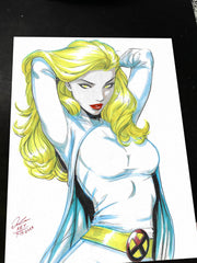Emma Frost X-Men art print by Keyeske