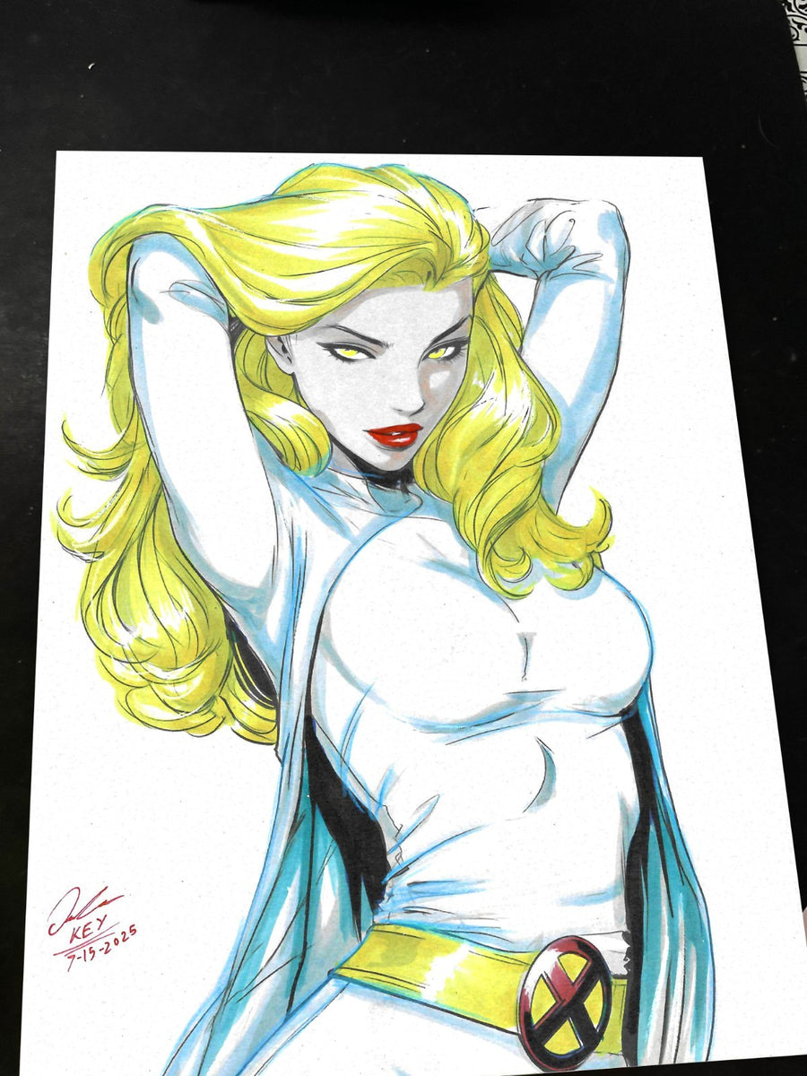 Emma Frost X-Men art print by Keyeske